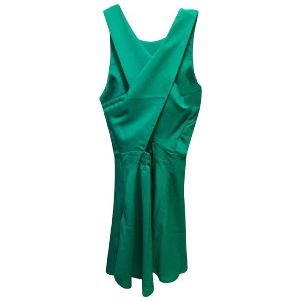 Naven emerald green cocktail dress